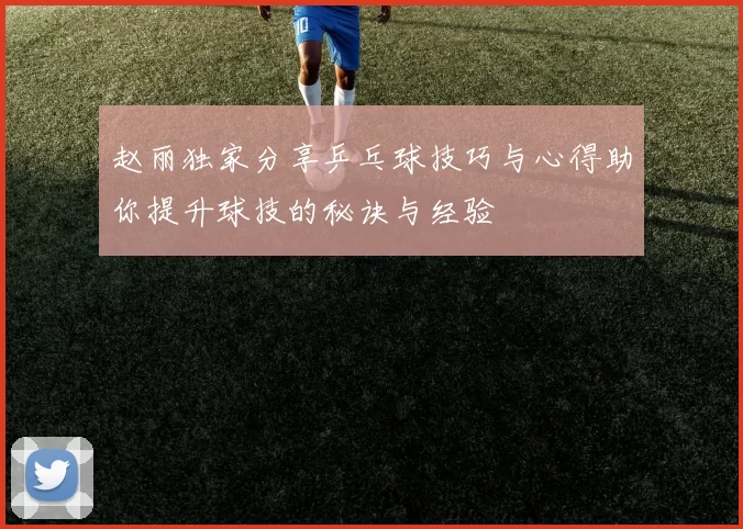 赵丽独家分享乒乓球技巧与心得助你提升球技的秘诀与经验